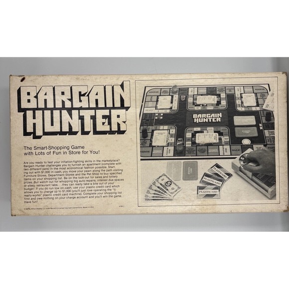 Vintage 1981 Milton Bradley Bargain Hunter Game Clean CC Machine Works COMPLETE‎ - Picture 10 of 11